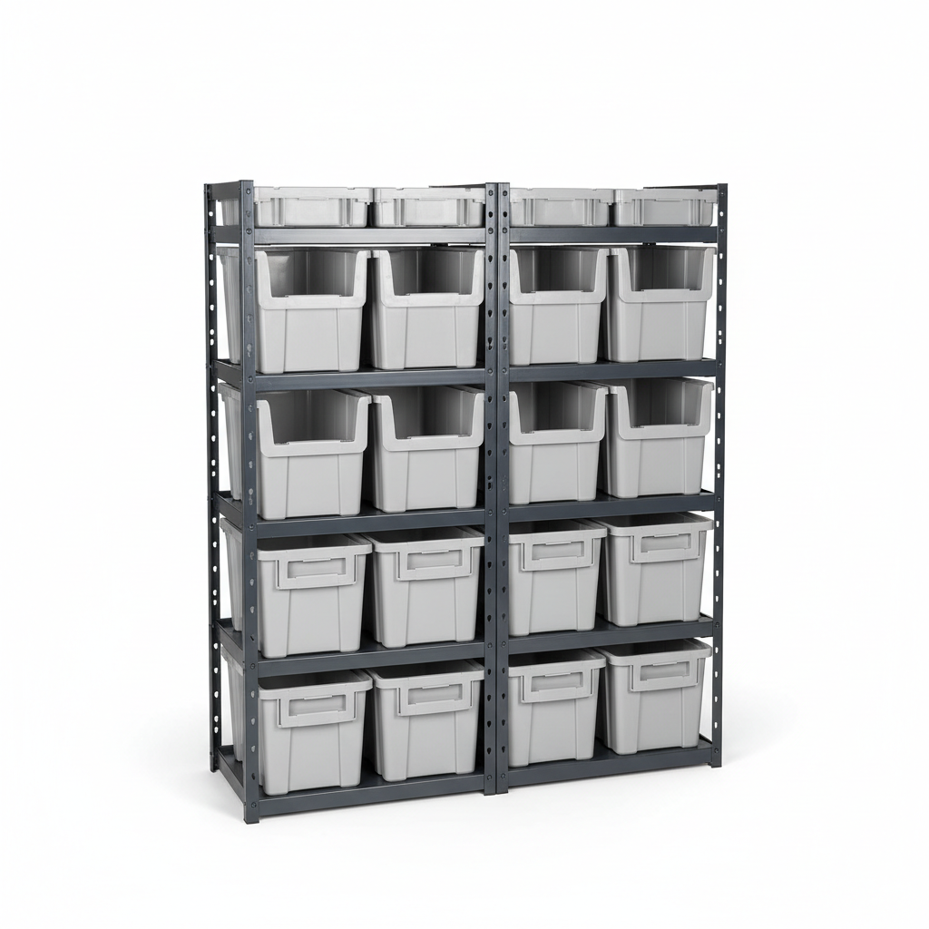 Van Euro Container Rack Twin
