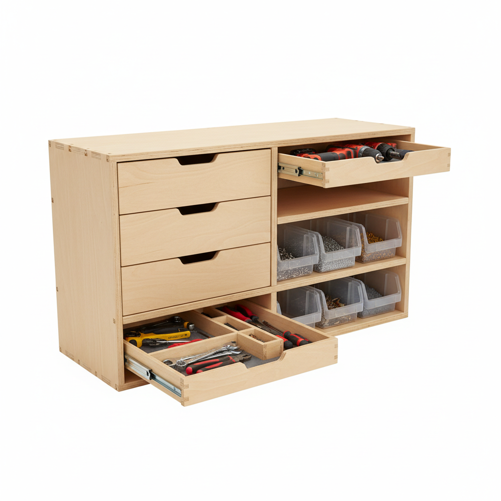 Van Racking Drawer Module Under Shelf Tool Storage Unit