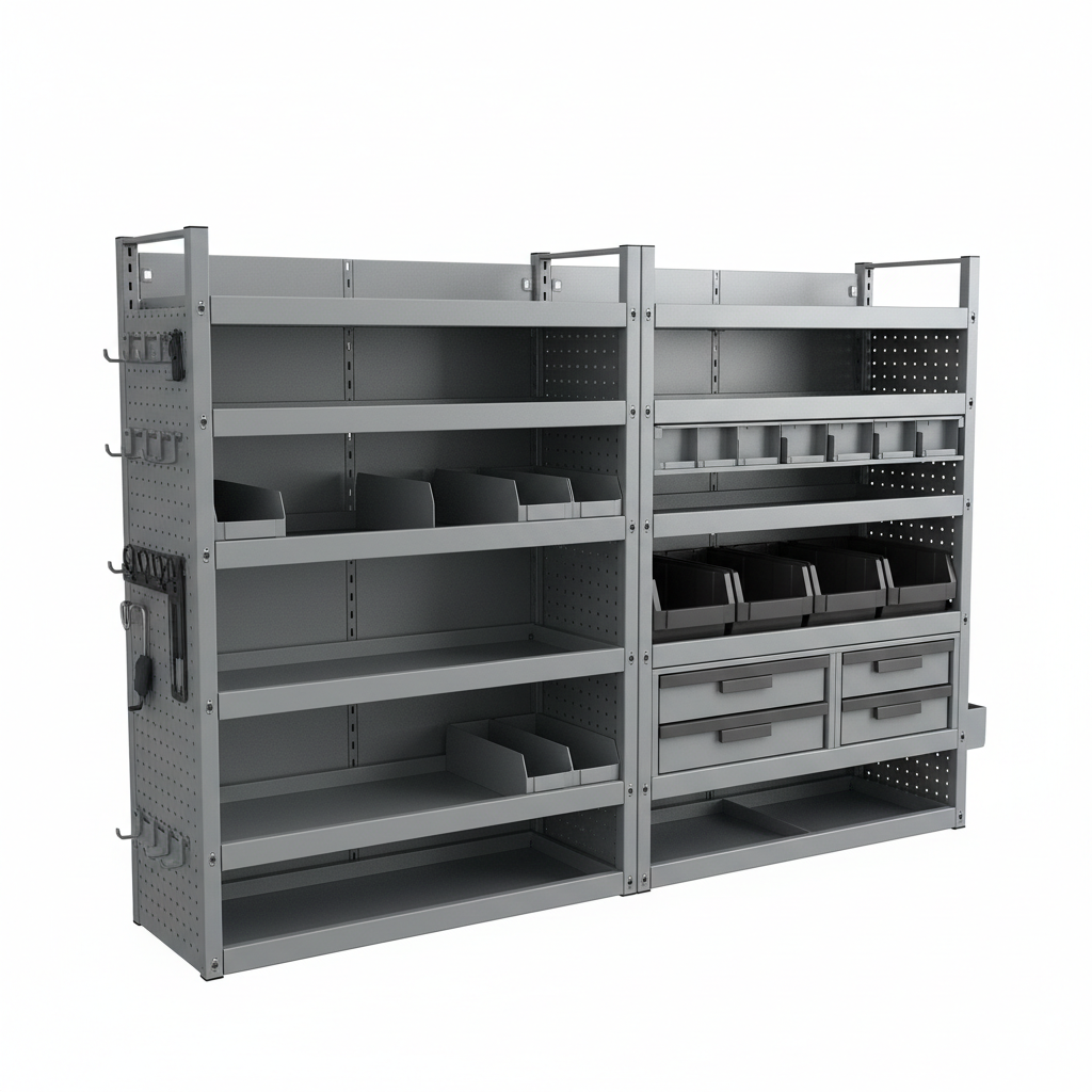 Van Side Wall Shelving Rack